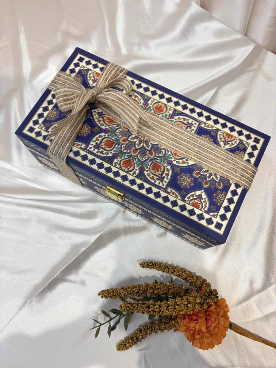 Candle Stand Hamper Set - Handcrafted Decor &amp; Gift Box