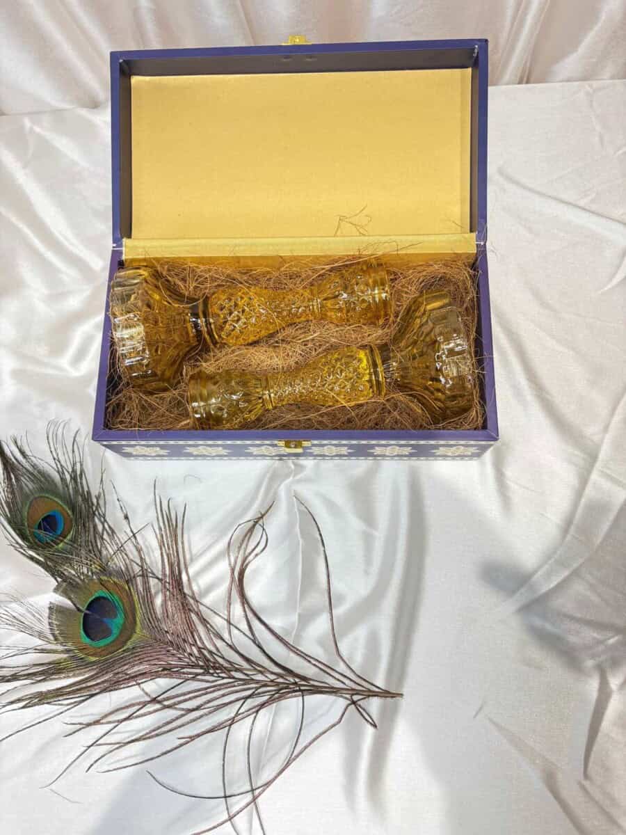 Candle Stand Hamper Set - Handcrafted Decor &amp; Gift Box