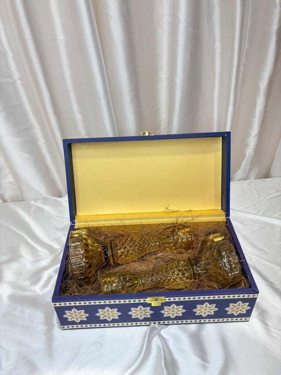 Candle Stand Hamper Set - Handcrafted Decor &amp; Gift Box