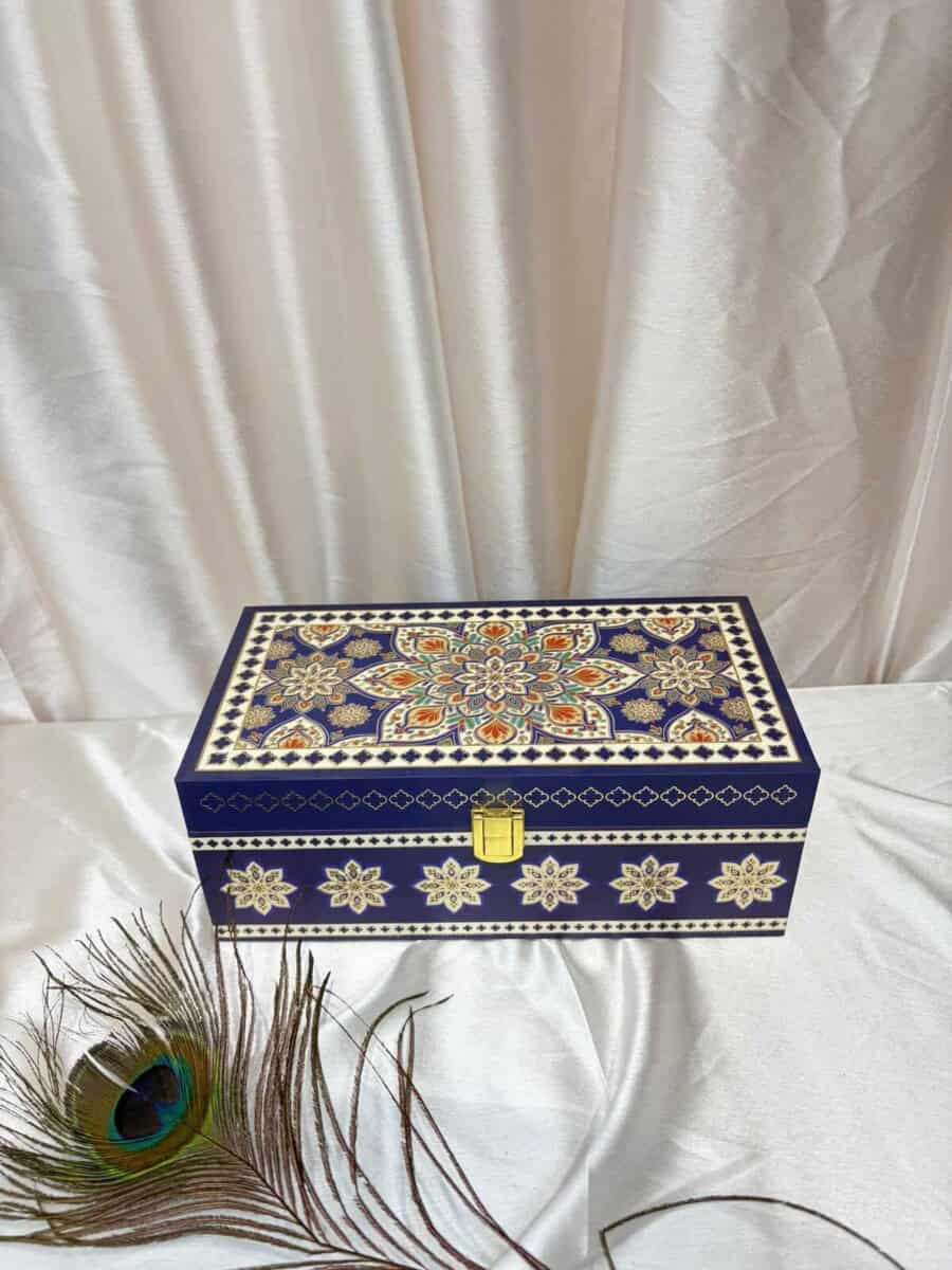 Candle Stand Hamper Set - Handcrafted Decor &amp; Gift Box