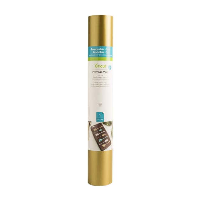 Cricut Premium Vinyl Gold-12x48 Removable Roll