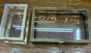Transparent Gift Boxes Set of 4– White Gold & Black Gold