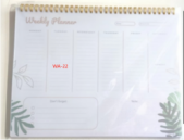 Weekly To-Do List Spiral Notepad a4 size