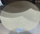 Round Ivory Braided Place mat